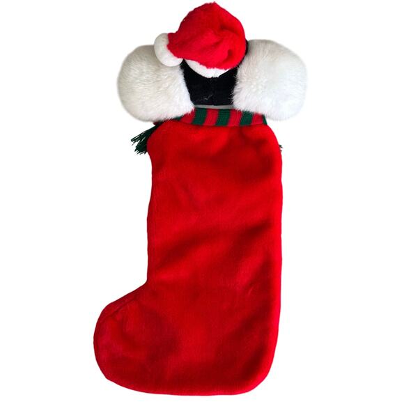 Vintage looney tunes Sylvester the Cat Christmas stocking Holiday decor plush - Picture 8 of 8